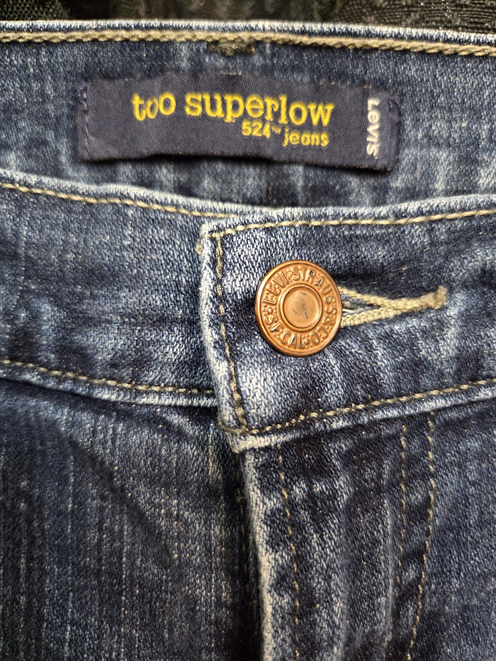Levi's Too Superlow 524 Dark Blue Women's Jeans